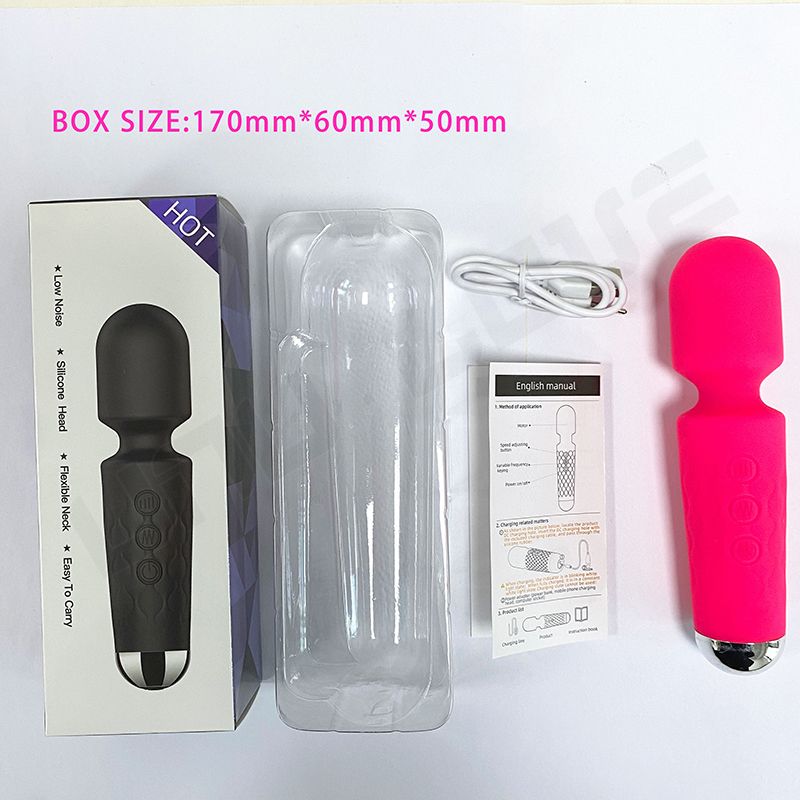 Erotic Mini Vibrator for Women Rechargeable Massager Vibrator Mute Rechargeable Strong Powerful Handheld Mute AV Wand Massager