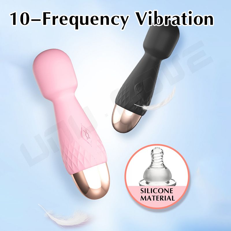 Cheap Mini AV Massager Stick Small Portable Usb Charging Quiet Strong Vibration Sex Toys For Woman