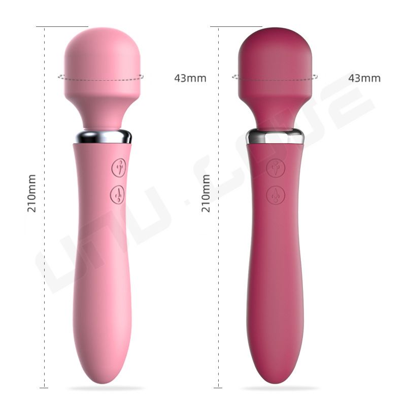 New Big Size AV Massager 40mm Head 10 Frequency Sex Toy For Woman Quiet Double Head Vibrating Body Vibrator Sex Toys For Woman