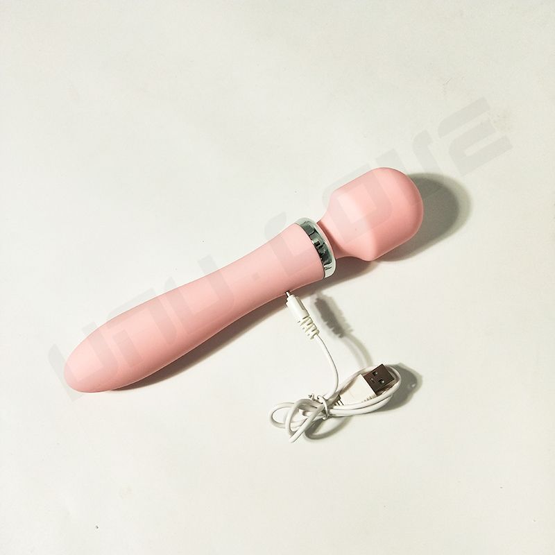 New Big Size AV Massager 40mm Head 10 Frequency Sex Toy For Woman Quiet Double Head Vibrating Body Vibrator Sex Toys For Woman