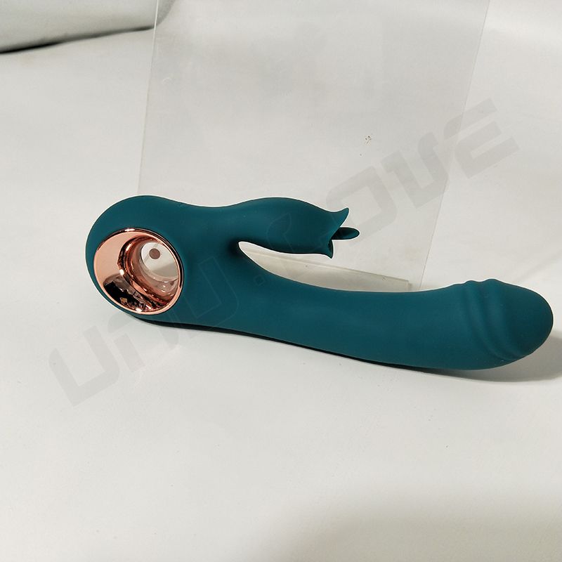 Green Rabbit Vibrator Sex Toys For Woman 10 Frequency Vibrating Licking Tongue Vibrator Masturbator Female