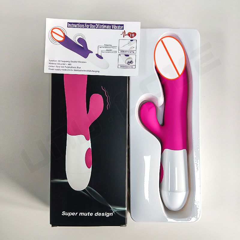 Silicone Bunny Flower Bud Female Masturbation Device Massager Multiple Speed Waterproof Rabbit Vibrator