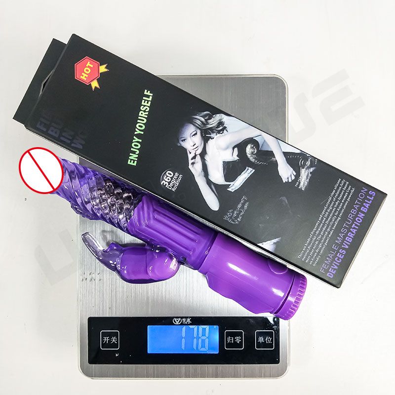 Adult Products Rotating Head Beads G-spot Dildo Vibrators Rabbit for Women Sex Vibrating Massage