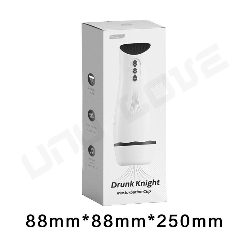 High Quality Drunken Knight Retractable Sucking Machine For Men Masturbation Cup Heating Masturbation Machine Men