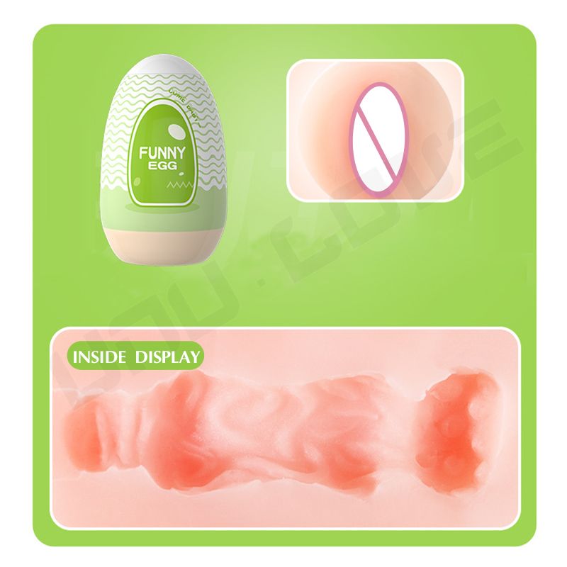 Cheap Mini Masturbation Egg a Set of 6 Portable Vaginal/Anal Oral Sex Toys Elasticity/Softness/Lifelike Mastuabtor For Man