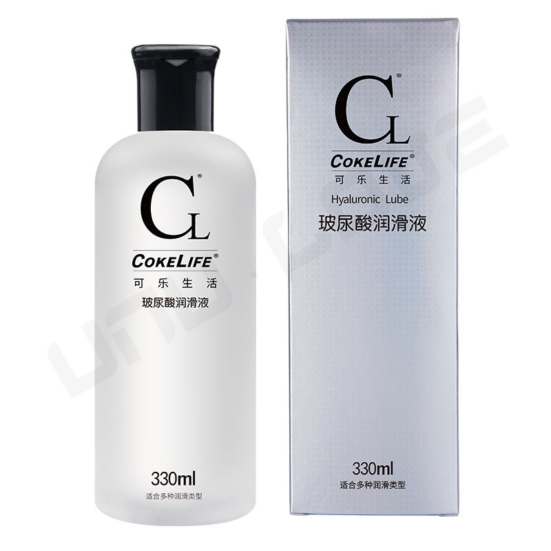 High Quality Cokelife Hyaluronic Acid Lubricant Sex Gel No-Cleaning 330ML Vaginal Tightening Gel Water Based Lubricant Lube