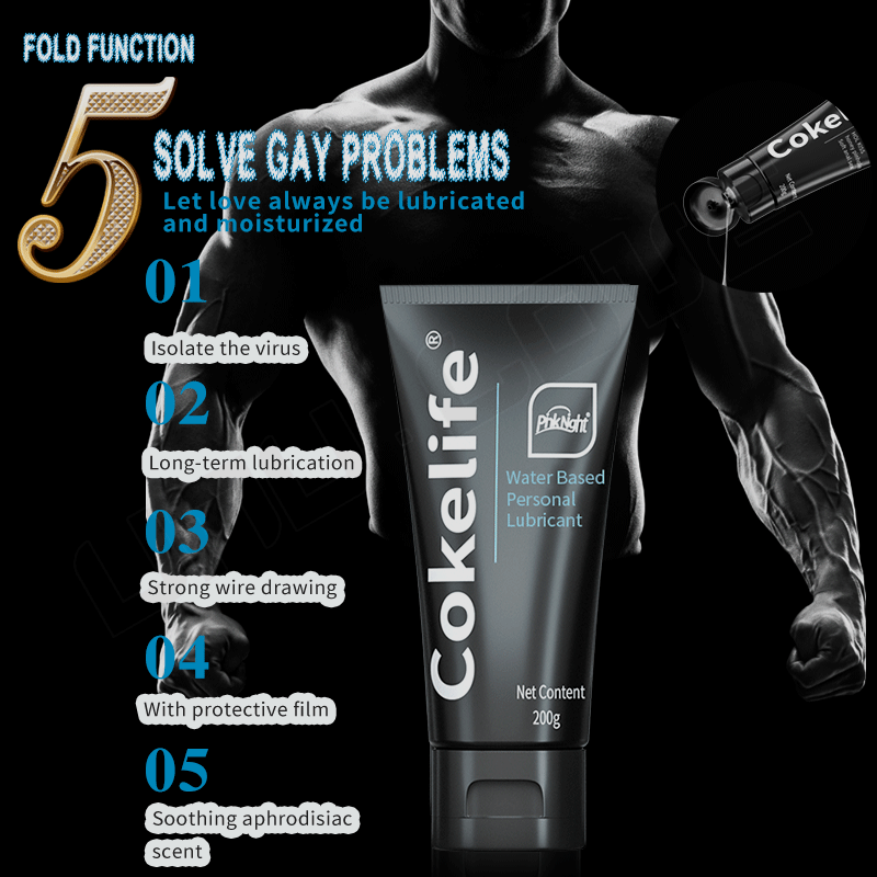 Wholesale Cokelife 200g Anal Sex Lubricant For Men Gay Water Based Lubricant Sex Gel Lube lubricantes sexuales