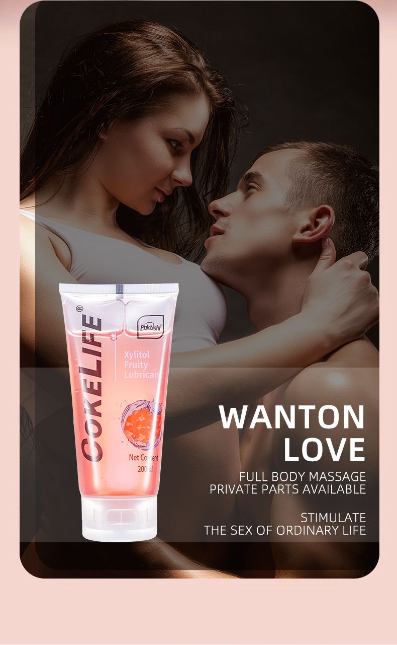 Low Price Cokelife Fruit flavor Lubricant Sex Gel 200ML Oral Sex Water Based Lubricant/Vaginal Lubricant For Sex Lube