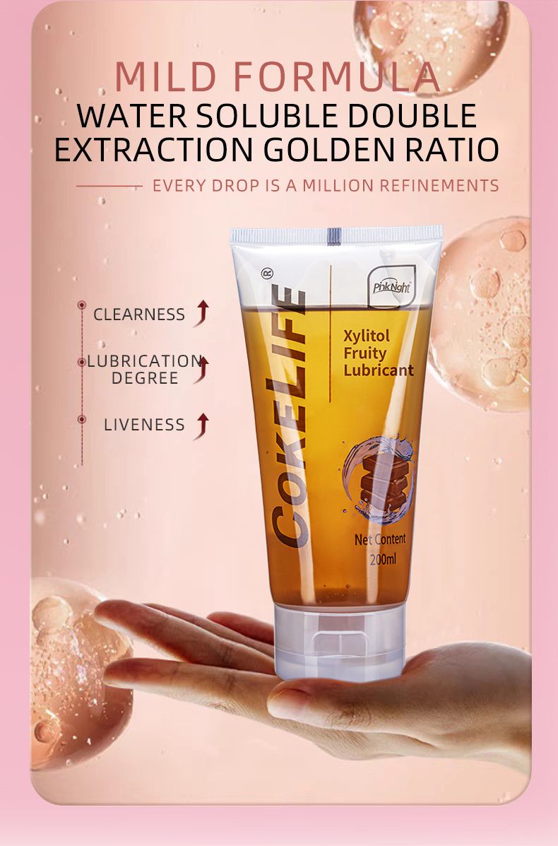 Low Price Cokelife Fruit flavor Lubricant Sex Gel 200ML Oral Sex Water Based Lubricant/Vaginal Lubricant For Sex Lube