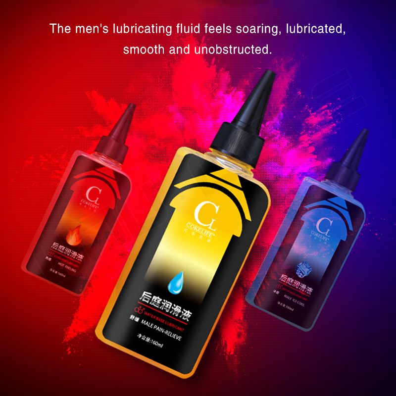 Top Grade Anal Lubricant Sex For Men Gay Water Based Lubricant Sex Gel 85ML/160ML Warm Cool lubricantes sexuales