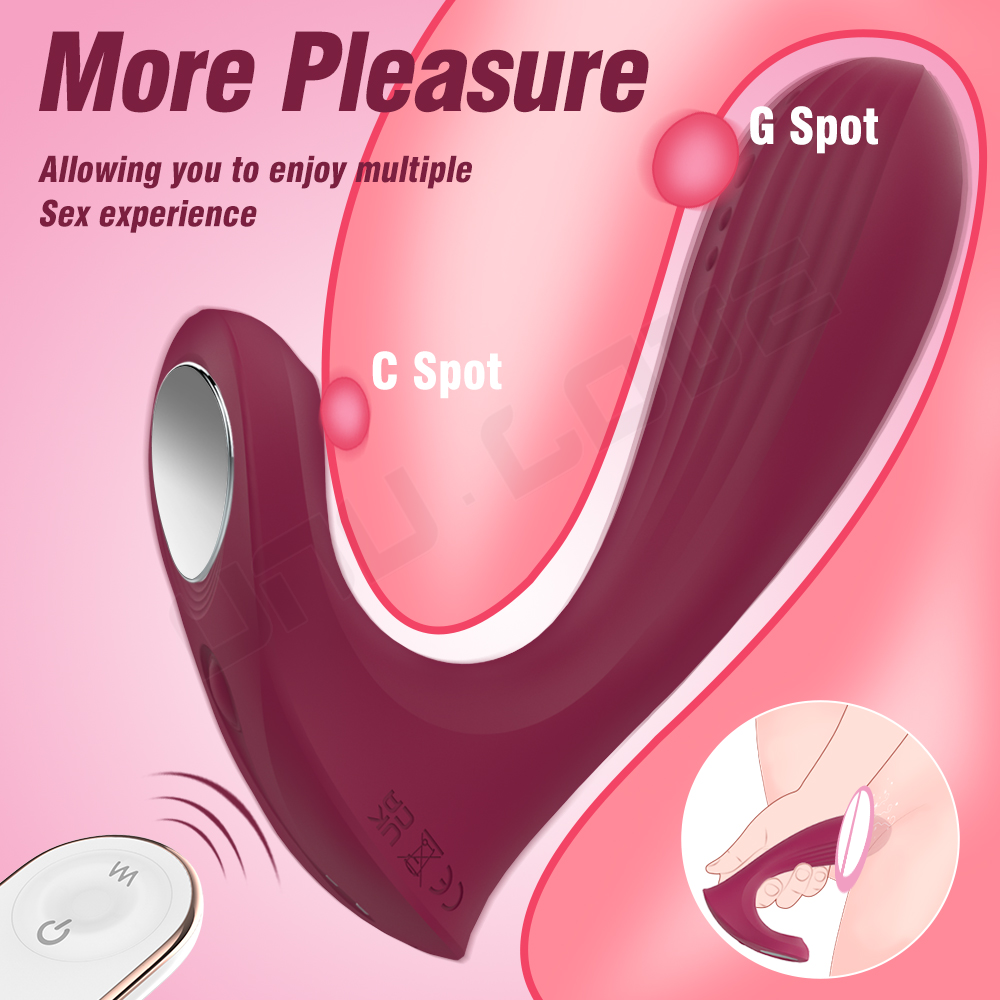 UNULOVE 2 IN 1 Wearable Butterfly Vibrating Panties G P Spot Clitoris Stimulation Anal Plug Sex Toys For Women