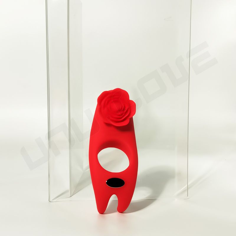 High Quality Rose Vibrator Cock Ring App Control Silicone Vibrating Ring Adult Sex Toys For Men Breast Clitoris Massager