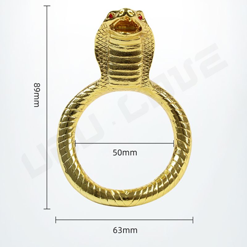 Low Price Zinc Alloy Snake Head Metal Cock Ring For Men/Penis Cover Adult Sex Toys For Men