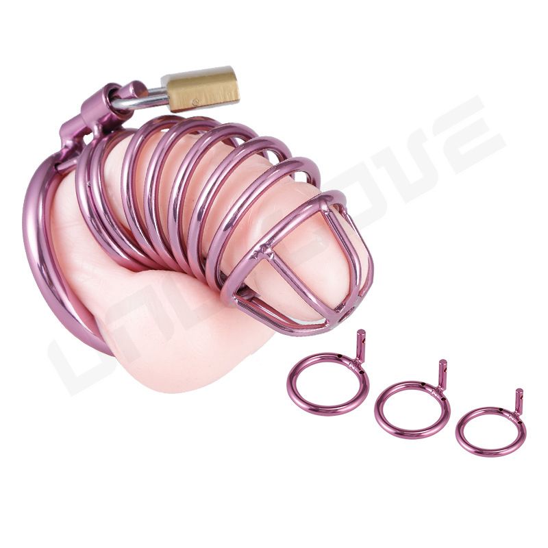 High Quality Metal Stainless Steel Chastity Lock For Men Chastity Cage Sex Toys For Men