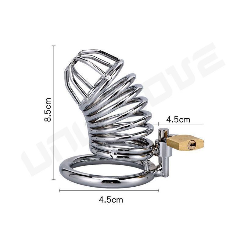 High Quality Metal Stainless Steel Chastity Lock For Men Chastity Cage Sex Toys For Men