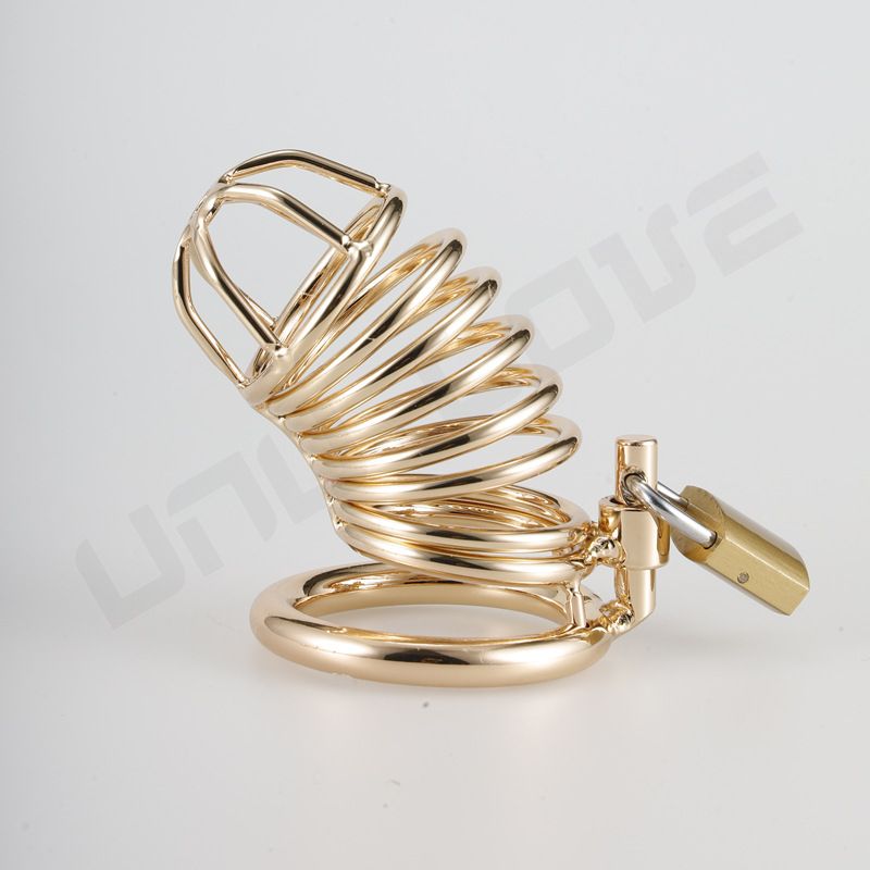 High Quality Metal Stainless Steel Chastity Lock For Men Chastity Cage Sex Toys For Men