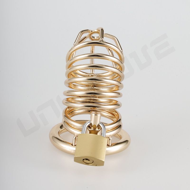 High Quality Metal Stainless Steel Chastity Lock For Men Chastity Cage Sex Toys For Men