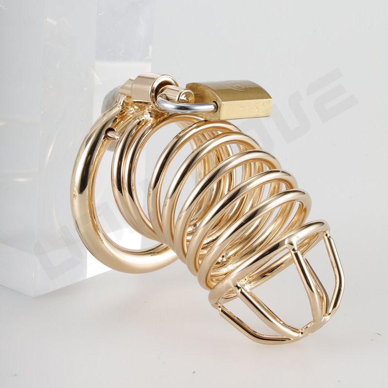 High Quality Metal Stainless Steel Chastity Lock For Men Chastity Cage Sex Toys For Men